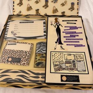 Chic Animal Print Party Invite Set